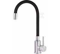 Grifo cocina Luno negro acero BOC_B720