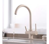 Grifo Cocina Osmosis 3 Vias 3 en 1 Avena, Ósmosis Inversa Doble Salida 360 Rotación, Filtro Agua Mezclador Grifo Fregadero Cocina Grifo