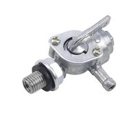 Grifo Combustible Para Motocicleta Válvula Gasolina Interruptor Tanque Para Mini Llavero Automático Accesorios Encendido Apagado 6mm Grifo Llave Gasolina Moto(Plata)