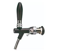Grifo Compensador Cerveza Acero Negro Autocerrante