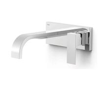 Grifo con monomando de instalación empotrada apto para lavabo acabado cromado Cuadro Tres - Sin cuerpo empotrable