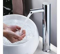 Grifo con sensor, grifo G1/2 para baño con sensor automático de infrarrojos, grifos monomando de baño, grifo moderno para lavabo, baño/fregadero de cocina (32 cm)