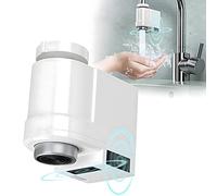 Grifo con sensor inteligente, grifo automático de ahorro de agua para cocina y baño, control inductivo sin contacto, protección contra desbordamiento, diseño ecológico