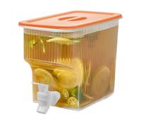 Grifo contenedor de agua - Dispensador de bebidas con grifo | Tarro portátil transparente de gran capacidad de 3.9 L | Dispensador de bebidas | Dispensador de bebidas para el hogar, servir limonada
