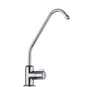 Grifo cromado EUR - 50. 1 carril para equipos de ósmosis inversa. Grifo de agua de ósmosis. Fácil instalación sin necesidad de piezas adicionales. Estándar. Bbagua.