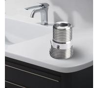 Grifo curvado en ángulo para ajuste de 360 grados en varias configuraciones de suministro de agua (estilo largo)