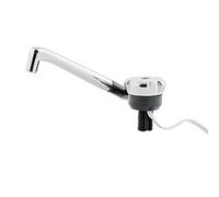 Grifo de 12 V para caravana, caravana, plástico ABS, altura de construcción: 135 mm, cromo