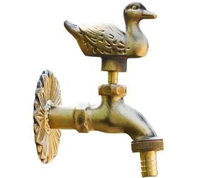 Grifo de acero inoxidable for jardín, grifos for patio, for exteriores, grifo agua con columna anticongelante y antigrietas, for lavadora Adecuado para jardines(Color 07)