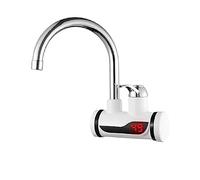 Grifo de agua caliente instantánea, Calentador De Agua Eléctrico, Grifo Instantáneo Sin Tanque, Aparatos Calefacción Cocina,para fregadero de cocina y baño(Lateral Inflow)