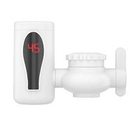 Grifo De Agua Caliente Instantánea | Grifo Calentador de Agua - Giratorio con Pantalla LED Digital Doble Función para Lavado de Manos Cocina Baño Apartamentos Pequeños Actividades al Aire Libre