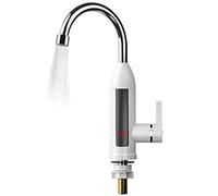 Grifo de agua caliente instantáneo - Grifo de grifo de calentador eléctrico de 110 V,Grifo de calentador de agua eléctrico grifo de calentamiento rápido grifos de cocina con pantalla de temperatura Di