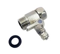 Grifo de agua de aleación de Zinc de 1/2 ''a 3/8'', válvula de bola de alimentación RO, filtro de agua, ósmosis inversa for purificador de agua