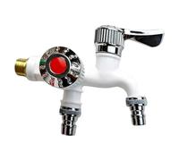 Grifo de agua de alta resistencia, no congelado, diseño de flujos ajustables, instalación general simple para lavadoras, resistente al frío, salida de agua