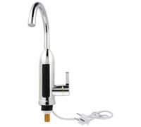 Grifo de Agua Eléctrico 3kw Ac220v Eu Plug de Calentamiento Rápido | Acero Inoxidable y Plástico, Diseño Ergonómico Resistente, Uso en Hogares y Hospitales, Color Blanco
