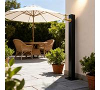 Grifo de agua estancado para exteriores, 23,6 '', acero inoxidable, vertical, para patios, grifo, pilar, independiente, anticongelante, hidrante de agua sin escarcha para riego(A-Height: 60cm/23.6in)