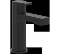 Grifo de agua fría Architectura de Villeroy & Boch, proyección 129 mm, sin juego de desagüe, TVW103006000K5, Color: Negro mate
