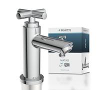 Grifo de agua fría Schütte MATAO para baño con maneta en cruz
