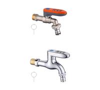 Grifo de agua fuerte, no congelante, cerradura de combinación segura, gran caudal, jardinería, lavadora, instalación al aire libre, contraseñas resistentes al invierno, protege el grifo de agua