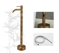 Grifo de agua para exteriores montado en el suelo, Adjustable Height Garden Outdoor Water Spigot Post Hydrant With C Side Inlet 87.5cm/34IN