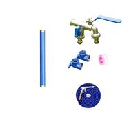 Grifo de agua para exteriores montado en el suelo, Freestanding Outdoor Faucet For Garden Yard Watering Irrigation Washing Blue Multiple Sizes(40CM/15.7IN)