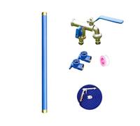 Grifo de agua para exteriores montado en el suelo, Freestanding Outdoor Faucet For Garden Yard Watering Irrigation Washing Blue Multiple Sizes(100CM/39.4IN)