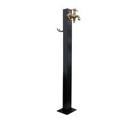 Grifo de agua para exteriores montado en el suelo, Freestanding Vertical Garden Faucet Double Outlet For Watering Washing Irrigation