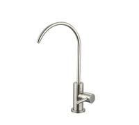 Grifo de Agua Potable, ósmosis inversa, grifos Fregadero Acero Inoxidable para Cocina, Cepillado (Cepillado)