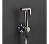 Grifo De Agua Sistemas De Ducha De Baño Grifos De Bidé, Grifo De Ducha De Baño De Latón, Rociador De Inodoro Bidé, Lavadora De Inodoro Bidé Ducha Mezcladora,a,Round