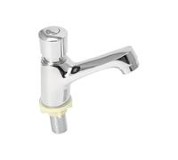 Grifo de ahorro de agua con cierre automático for lavabo facial, grifo de agua fría, sección de botón de retardo, accesorios de baño