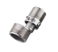 Grifo de ángulo de grifo de ducha de acero inoxidable - Adaptador mezclador de pie curvo de 6,3 x 3,3 x 5 cm | Control de flujo de agua ajustable e impermeable para baño, cocina, hotel, sustituye