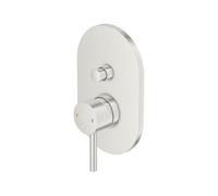 Mezclador de baño/ducha de la serie 100 de Steinberg, juego preparado, oculto, 2 consumidores, 10021033BN, Color: Níquel Cepillado