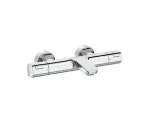 Grifo de bañera y ducha termostático con inversor y acabado cromado T-500 Roca