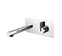 Grifo de baño de Pared, Grifo de Lavabo de baño Monomando, Grifo Mezclador de Lavabo de latón, grifos de baño cromados, Grifo de Fregadero de Recipiente, Grifo de Lavabo de tocador, Grifo de Doble