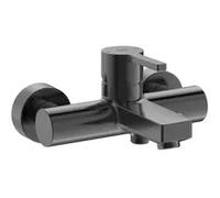 Grifo de baño exterior monomando con acabado negro titanio cepillado Naia Roca