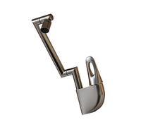 Grifo de baño industrial moderno mezclado de agua caliente y fría, multifunción, diseño de brazo giratorio para cocina, baño contemporáneo, brazo mecánico, grifo mixto