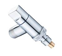 Grifo de baño multiusos cromado resistente, válvulas mezcladoras de cerámica, boquillas elevadoras con varilla de tracción fácil de usar, uso doméstico