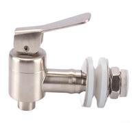 Grifo de bebidas de acero inoxidable 304 diseñado para cubos de vino, tarros de vidrio y recipientes de almacenamiento con junta de silicona a prueba de fugas y rosca estándar (A)
