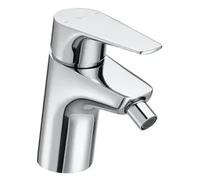 Grifo de bidet con tragacadenilla para instalación sobre repisa con acabado cromado Atlas Roca