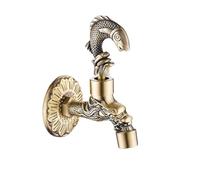 Grifo De Bronce Antiguo Con Dragón Tallado, For Fregona Baño, For Lavadora, Exterior For Jardín Grifo de Jardín(Color 1)