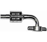 Grifo de cierre curvado para cerveza acero inoxidable 7 mm