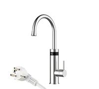 Grifo de Cocina, Calentador de Agua eléctrico sin Tanque de, Grifo de Fregadero de Cocina, Grifo de calefacción, Grifo de Agua de instalación de encimera 2 en 1 para Fregadero de Cocina con Pantalla