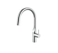Grifo de cocina con ducha extraible monomando acabado cromado Glera Roca