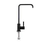 Grifo de Cocina con Filtro, Grifo de ósmosis inversa, Grifo Giratorio 360, Grifo de Agua Potable 100% sin Plomo, Negro