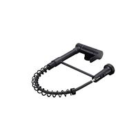 Grifo de cocina con resorte y cabezal rociador, grifo mezclador de cocina plegable, negro, grifos mezcladores de fregadero giratorios de 360 °, 3 modos, acero inoxidable(Black)