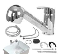 Grifo de cocina con una sola palanca de 1 agujero para autocaravana, grifo de cocina con una sola palanca, grifo de cocina con una palanca baja para autocaravanas, quinta rueda, residencial