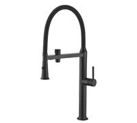 Grifo de Cocina de 3 vías con Ducha Grifo Flexible Extensible Grifo de ósmosis Cocina Grifo de Fregadero Monomando Giratorio de 360 ° de ósmosis Directamente en el Grifo, Negro