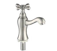 Grifo de cocina de arco alto giratorio para fregadero frío y caliente, mezclador moderno para lavabo de baño, elegante diseño vertical, grifo de agua para uso doméstico.