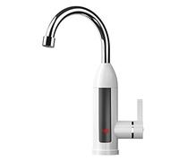 Grifo de cocina de calor eléctrico, Grifo de calentador de agua caliente de 110 V, Pantalla digital LED Calentamiento rápido Grifo de agua del grifo Dispensador de agua caliente instantáneo