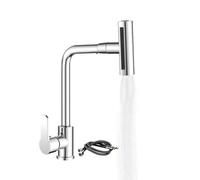 Grifo de cocina de cascada, moderno grifo de 4 modos de pulverización, grifo de cocina de una sola manija, para , comercial, granja, bar, lavandería, baño, limpieza de lavado