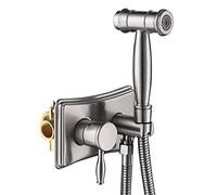 Grifo de cocina de mano para bidé, juego de rociador de bidé de acero inoxidable, rociador de pañales, shattaf para inodoro y agua tibia